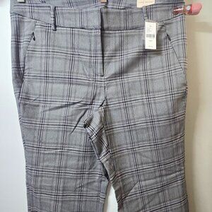 LANE BRYANT CHECK PANTS